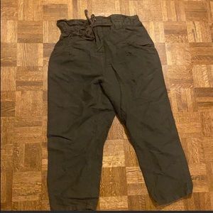 Zara XL paper bag pants